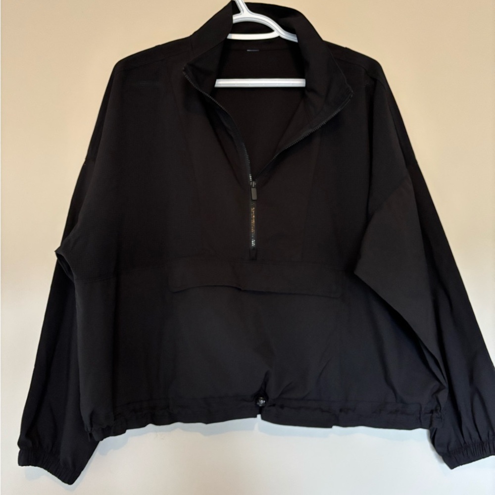 Lightweight Black Women's Running Jacket